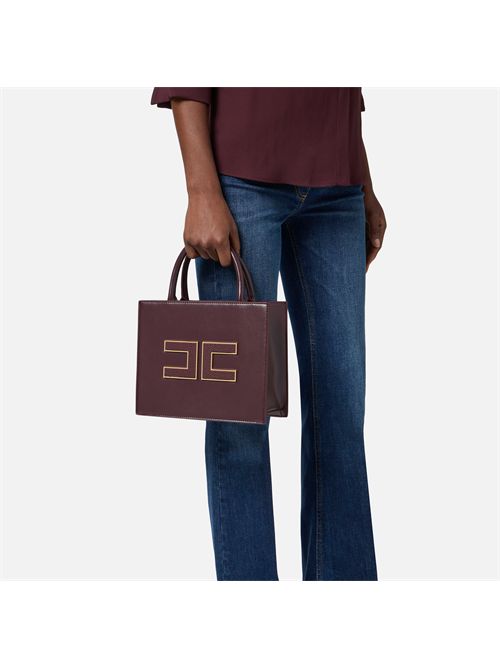 Tote piccola con logo ELISABETTA FRANCHI | BS33A56E2/EA4